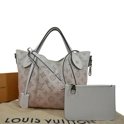 louis vuitton hina leather handbag|Louis Vuitton mahina handbags.